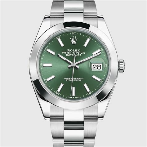 rolex datejust leaf dial|rolex datejust 126300 41mm.